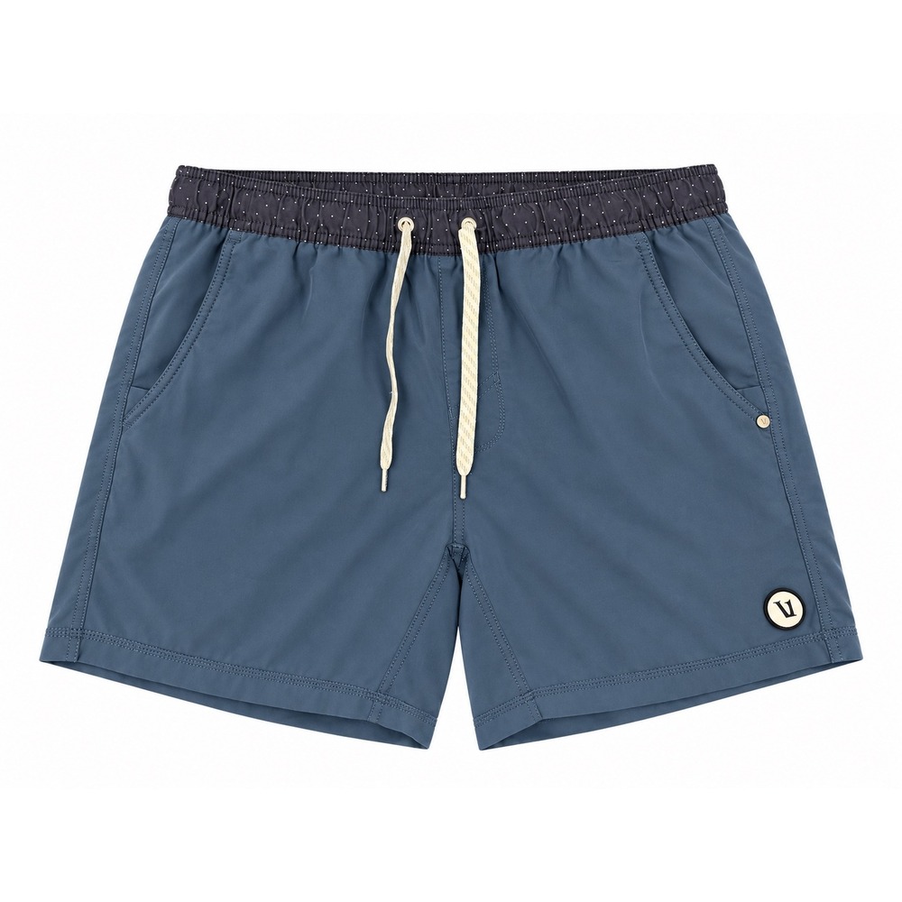 Vuori Banks Shorts Men's Blue Hybrid Swim Trunks Athletic Estimated Size Medium